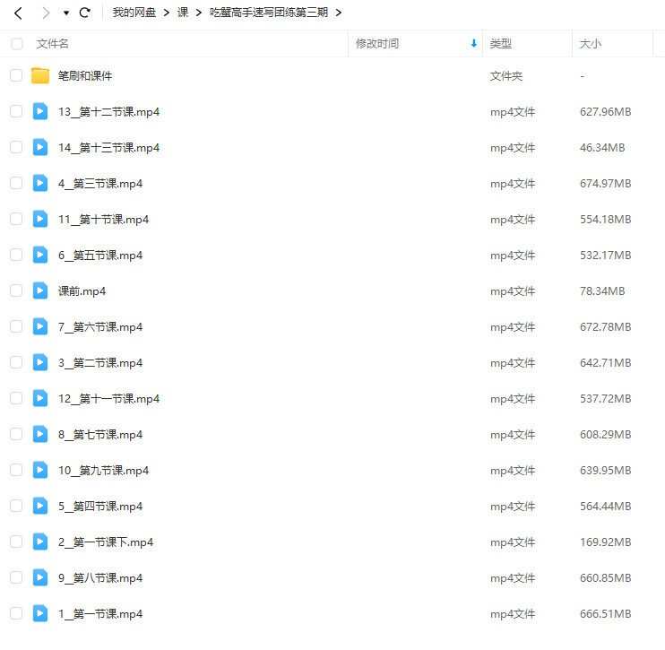 吃蟹高手日系风速写团练第3期