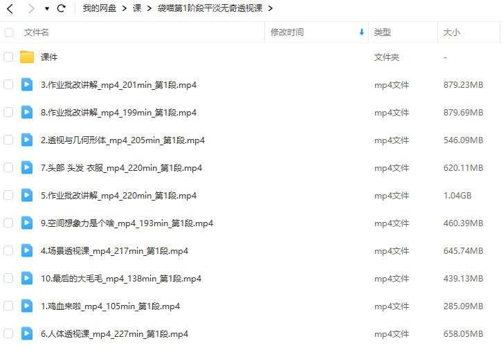 dm袋喵阶段1透视课2022年【画质不错有课件没笔刷】