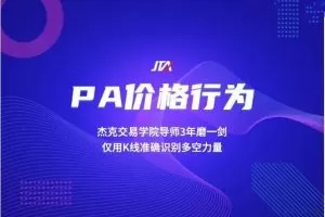 杰克交易学院JTA PA价格行为交易系统训练营