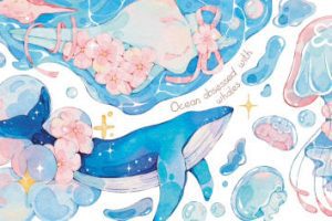 昭春落日ipad水彩胶带第3期2023