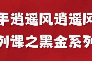 「极道」 作手逍遥风逍遥风系列课之黑金系列