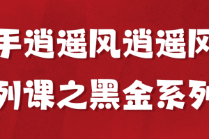 「极道」 作手逍遥风逍遥风系列课之黑金系列