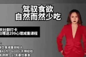 文七老师-饮食心理【28天驾驭食欲训练营】