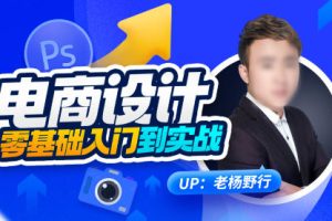 老杨野行电商设计零基础入门到实战