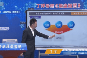 「丁洋」丁洋院长操盘智慧视频全套 丁洋操盘智慧系统课 18集