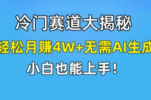 快手无脑搬运冷门赛道视频“仅6个作品 涨粉6万”轻松月赚4W+