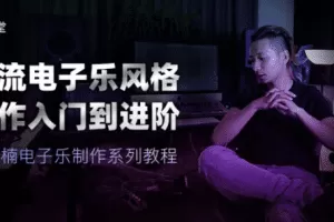 【幕后圈课堂】陈佳楠电子乐制作系列教程：主流电子乐风格制作入门到进…