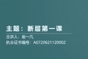 拈天绝技 博弈点与多空线+断层交易体系 12视频