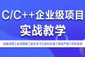 零声教育-C-C++企业级项目实战班(浏览器即时通讯网盘安全卫士播放器) …