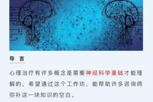 徐勇：神经科学视角下的心理治疗