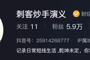 「刺客炒手」20240620刺客炒手直播 视频1集