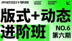 【缺】卢帅版式+动态进阶班第六期2023年2月结课【画质高清有部分素材】