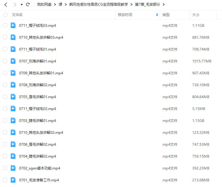 韩风性感女性角色CG全流程高级教学【画质高清有素材】