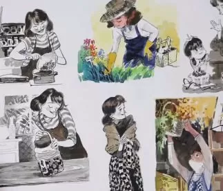 布籽国茜茜人物速写基础第6期+静物构图第2期【画质不错只有视频】