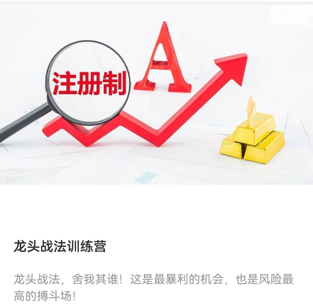 龙头战法训练营