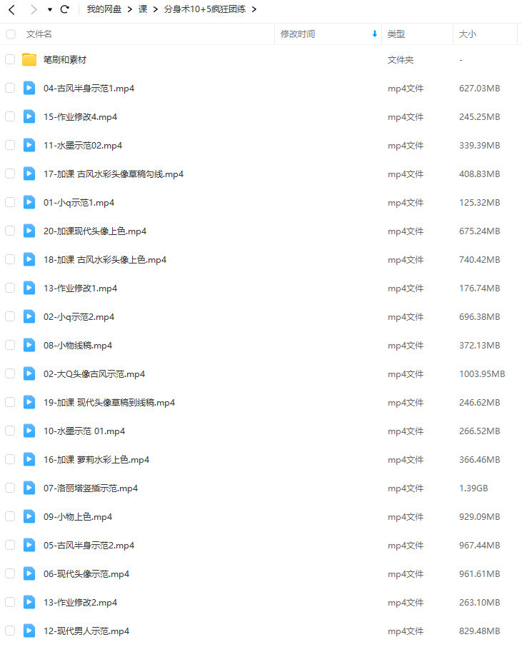 分身术10+5疯狂团练2023年【画质高清有笔刷和素材】