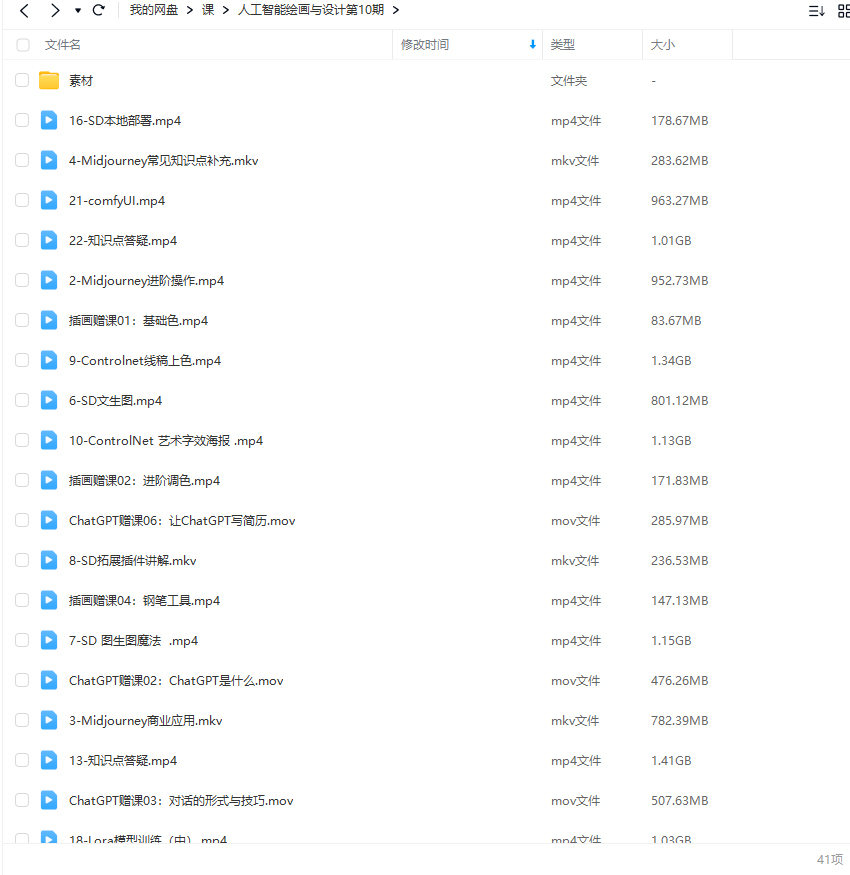 人工智能绘画与设计第10期2024年【画质还可以有素材】