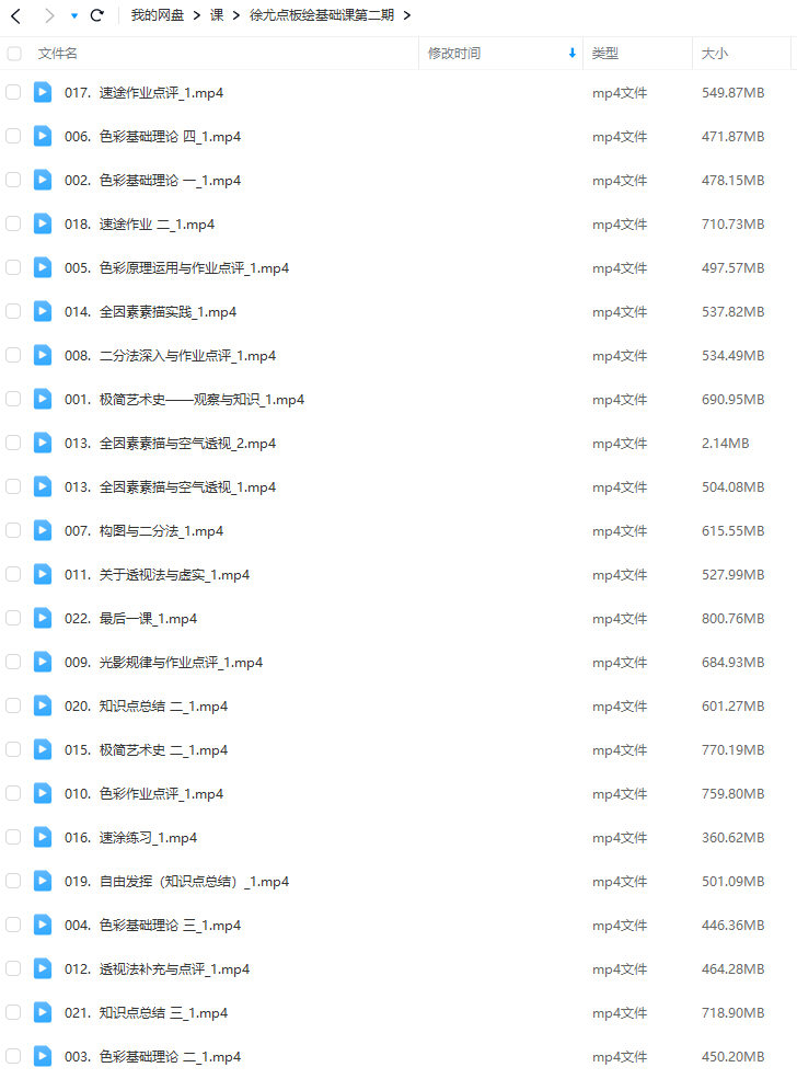 徐尤点板绘基础课第2期【画质高清有课件】
