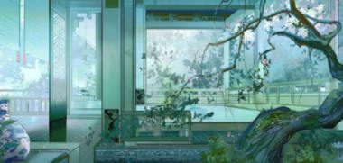 肥右嘟嘟古风场景课2023年【画质不错有笔刷】