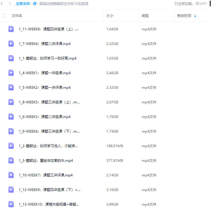 董颖达的图像语言分析与实践课2023【画质一般只有视频】