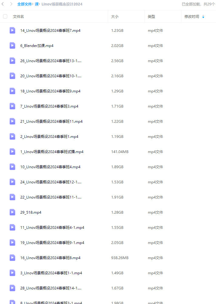 LInov场景概念设计2024年blender教程【画质高清只有视频】