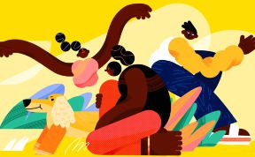 Dinlab扁平插画与思维创作营第8期2023年【画质还可以有大部分素材】