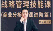 战略管理技能课-商业分析课进阶篇课程