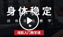健身增肌身体稳定训练基础增肌入门教学课