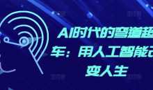 AI时代的弯道超车：用人工智能改变人生