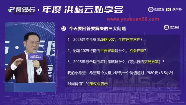 洪榕2025年度洪榕云私享会