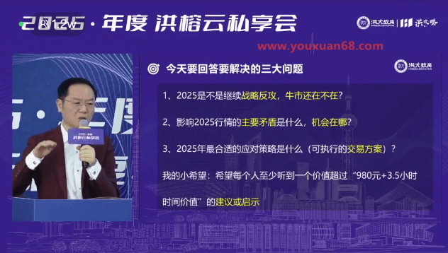 洪榕2025年度洪榕云私享会