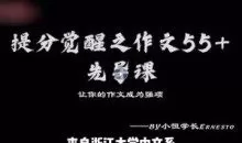 小恒学长Ernesto 提分觉醒之作文55+作文全套上分系统课