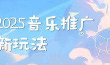 2025新版音乐推广赛道最新玩法，打造出自己的账号风格