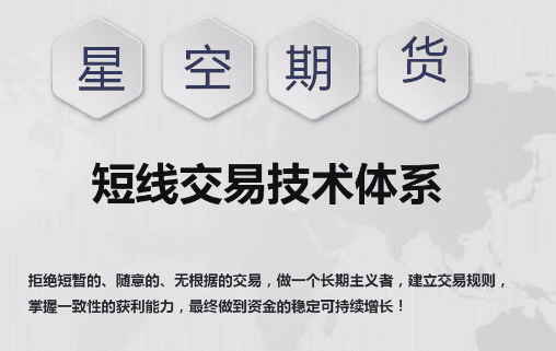 【星空期货】星空老师短线交易技术体系《日内波段交易》