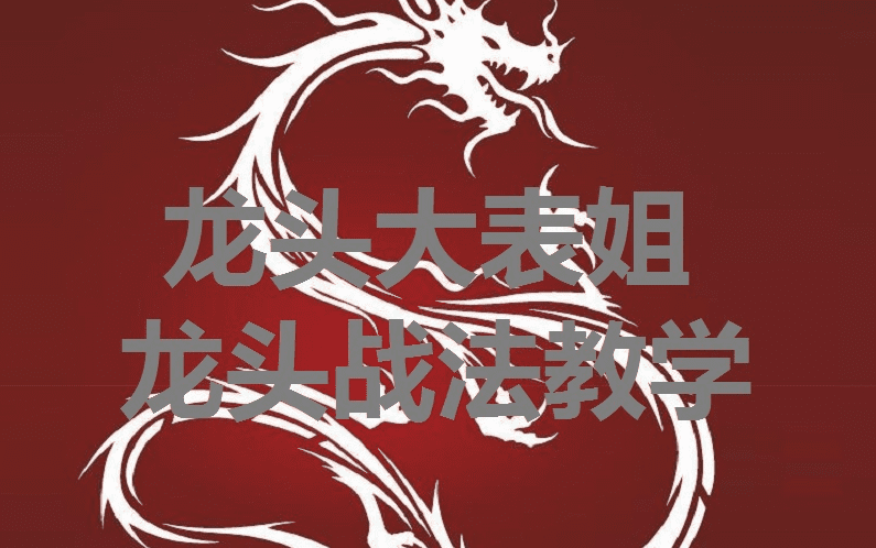 龙头大表姐龙头战法内训课