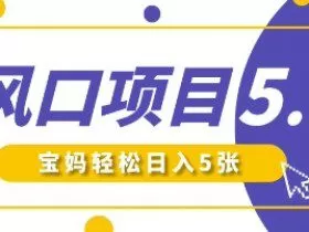 新风口项目5.0版！即梦AI做爆款萌娃说话视频，单日涨粉2W+，新手宝妈轻松日入5张