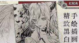 红鱿鱼精致黑白手绘插画班2025【画质高清只有视频】