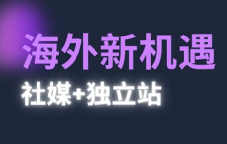 2025出海新机遇(社媒+独立站),海外新机遇,实现独立站的高效运营与出海