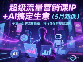 超级流量营销课IP+AI搞定生意（5月新课）干货十足的流量指南，可行性强的提效攻略