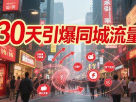 30天引爆同城流量：团购篇 认知篇 流量篇 来客篇 达人篇 老板人设IP篇 投流篇