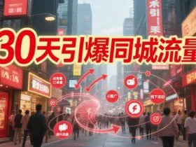 30天引爆同城流量：团购篇 认知篇 流量篇 来客篇 达人篇 老板人设IP篇 投流篇