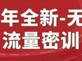 25年全新无界流量密训23.0，淘系精品系列课