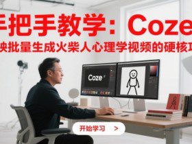 手把手教学：Coze + 剪映批量生成火柴人心理学视频的硬核攻略