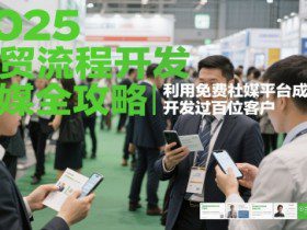 2025外贸流程开发社媒全攻略，利用免费社媒平台成功开发过百位客户