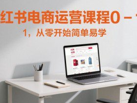 小红书电商运营课程0-1，从零开始简单易学