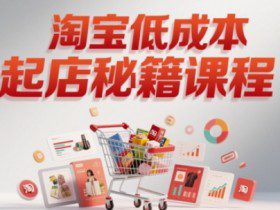 淘宝低成本起店系统课，助你快速起店，实现弯道超车