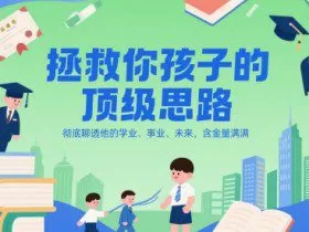 付费文章：拯救你孩子的顶级思路，彻底聊透他的学业、事业、未来，含金量满满