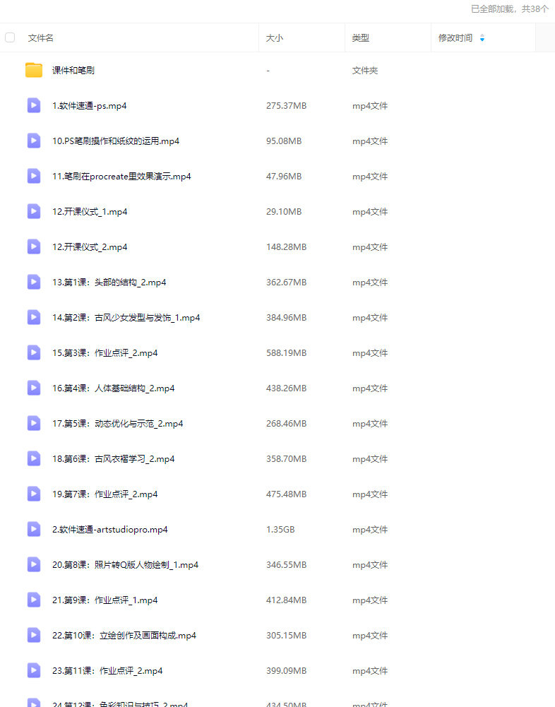 赵小晞古风少女立绘商插课2024【画质高清有课件笔刷】