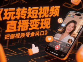 玩转短视频直播变现，把握视频号金风口