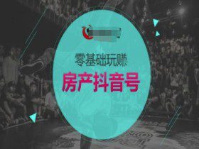 零基础玩转房产抖音号-抖音卖房教程